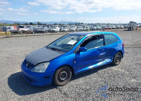 2003 Honda Civic Si from USA, damaged, VIN SHHEP33563U401079